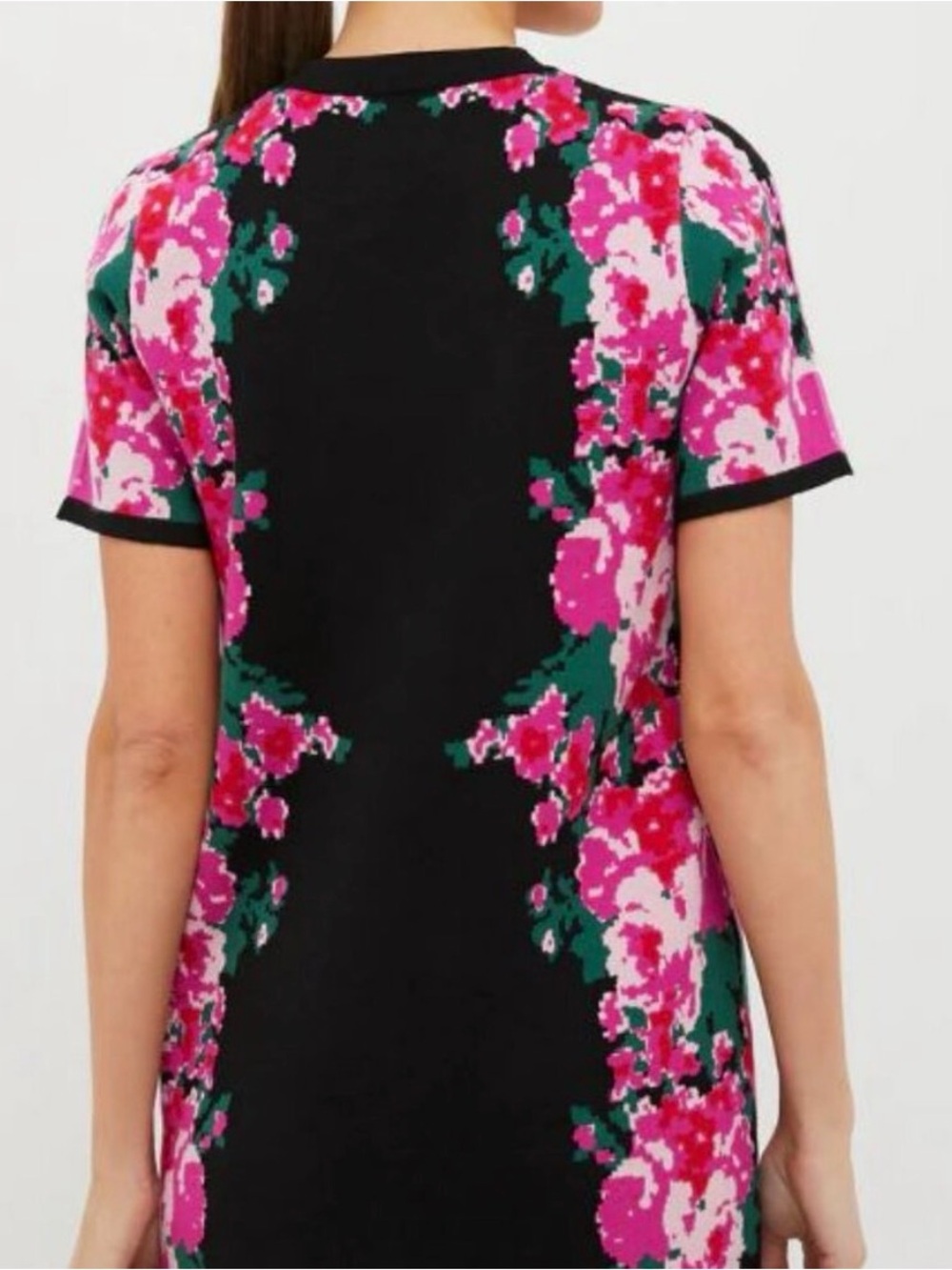 Tuckernuck Climbing Roses Marie Knit Jacquard Mini Dress - Picture 2 of 13